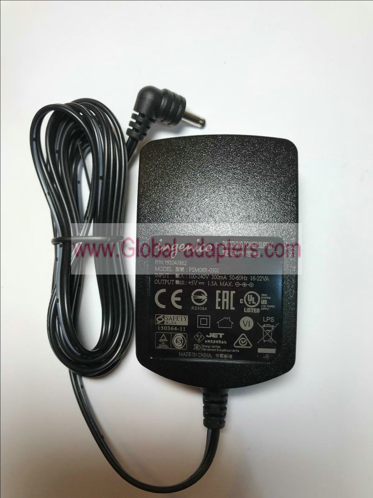 New ingenico PSM08R-0501 Switching Power Supply 192043862 +5V 5V 1.5A ac adapter New ingenico PSM08R-0501 Switching Power Supply 192043862 +5V 5V 1.5A ac adapter